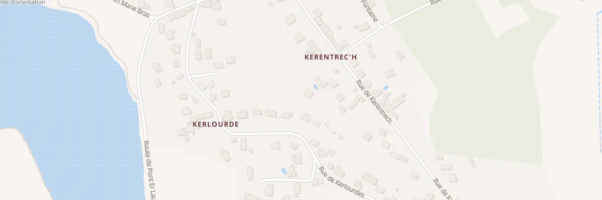 Plan du 54 Rue de Kerlourdes à Belz