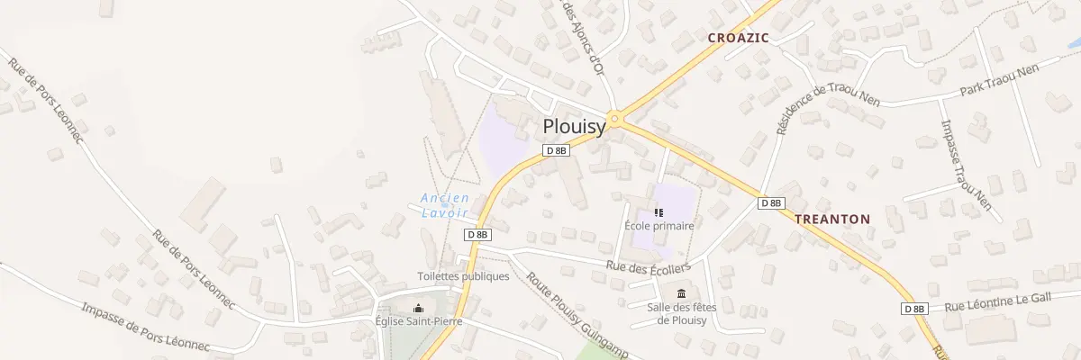 Plan du 13 Rue de la Mairie à Plouisy