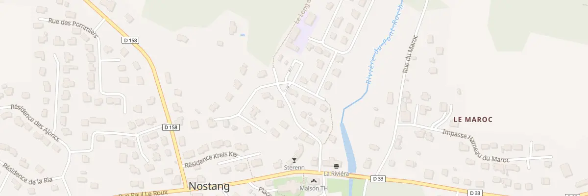 Plan du 2 Rue de Koed Er Lann à Nostang