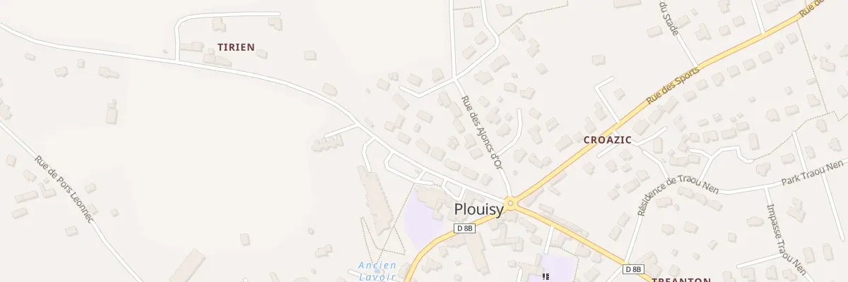 Plan du 7 Rue du Croisic à Plouisy