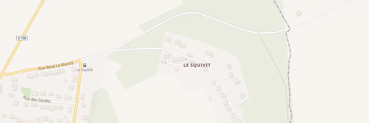 Plan du 9000 Le Squivit à Brandérion