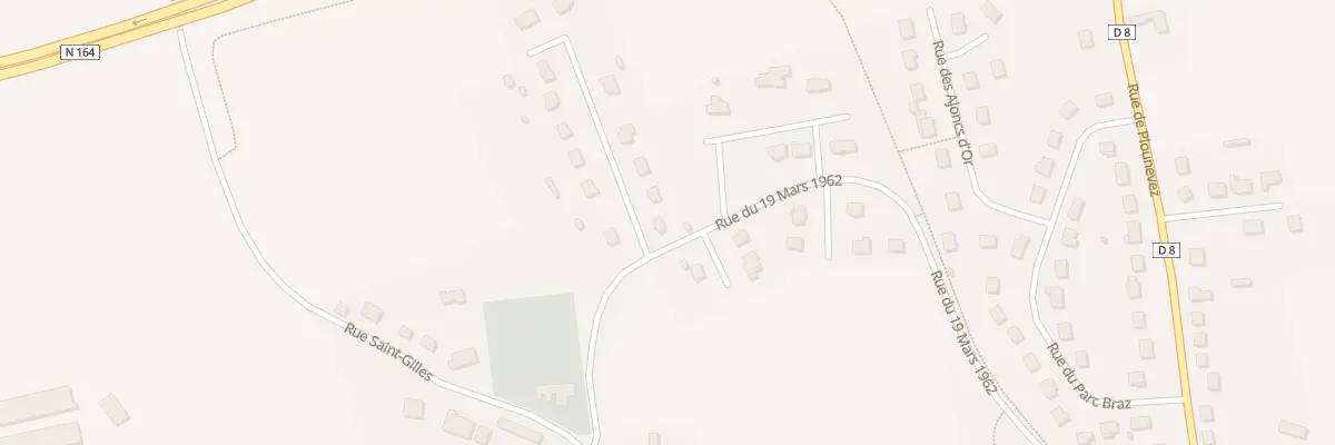 Plan du 2 Rue de la Chapelle à Gouarec
