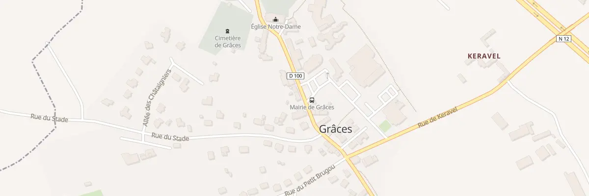 Plan du 23 Rue de l’Eglise à Grâces