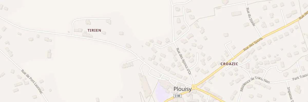 Plan du 3 Pl des Ajoncs d’Or à Plouisy