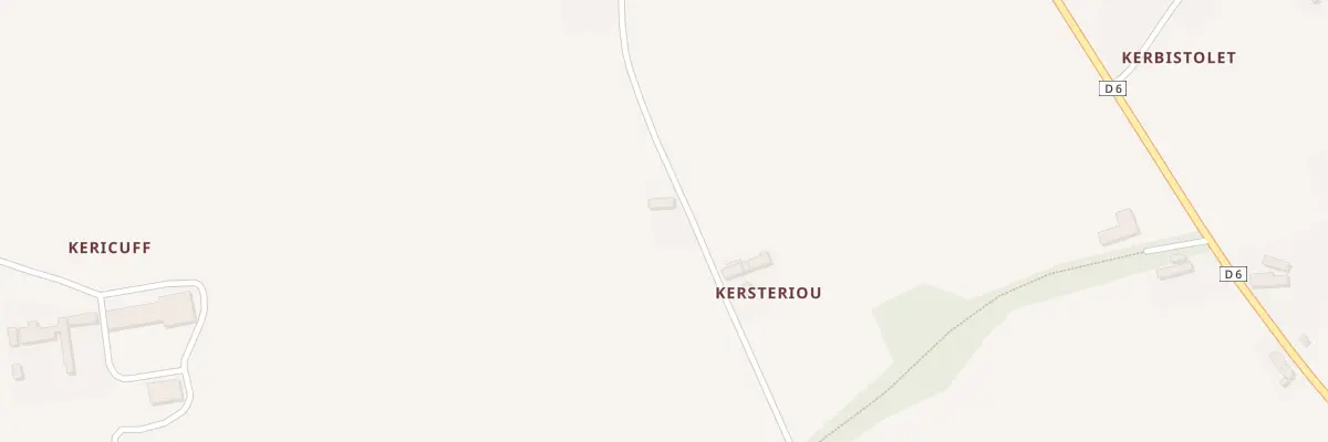 Plan du 13 Kersteriou à Ploëzal