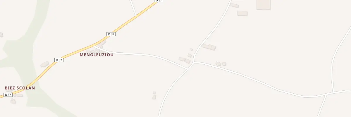 Plan du 1 Poul Ar Ranet à Ploëzal