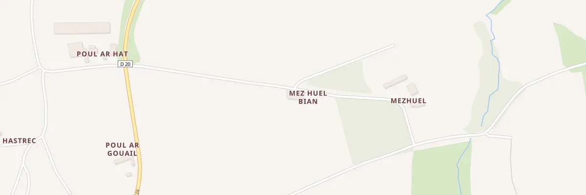 Plan du 5138 Mez Huel Bian à Kerbors