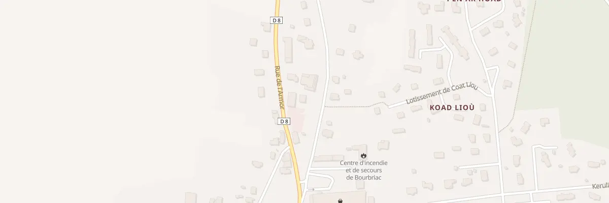 Plan du 3 Rue de Tournemine à Bourbriac