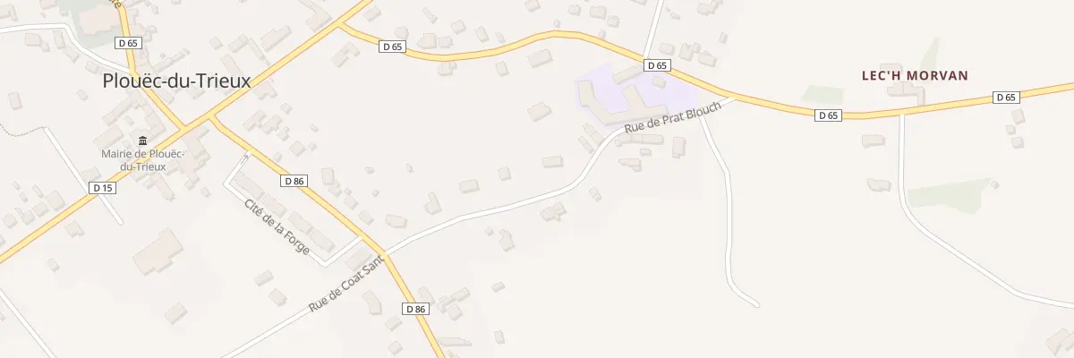 Plan du 4A Rue de Prat Blouch à Plouëc-du-Trieux