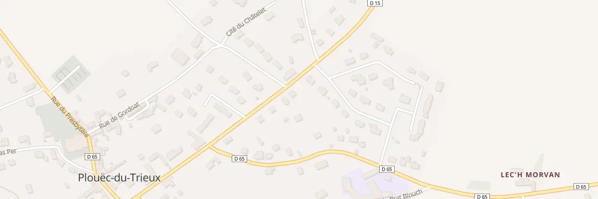 Plan du 7 Penn An Allee à Plouëc-du-Trieux