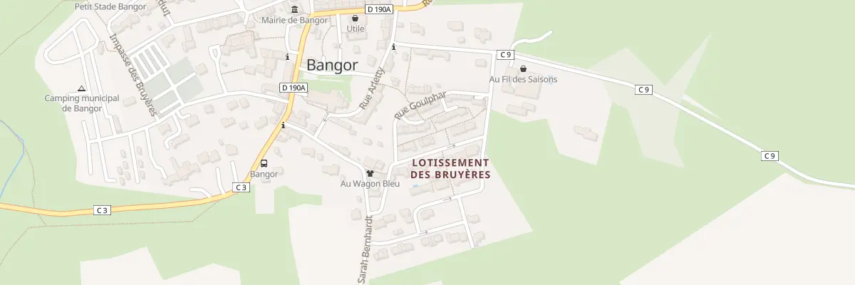 Plan du 73 Rue Baluden à Bangor