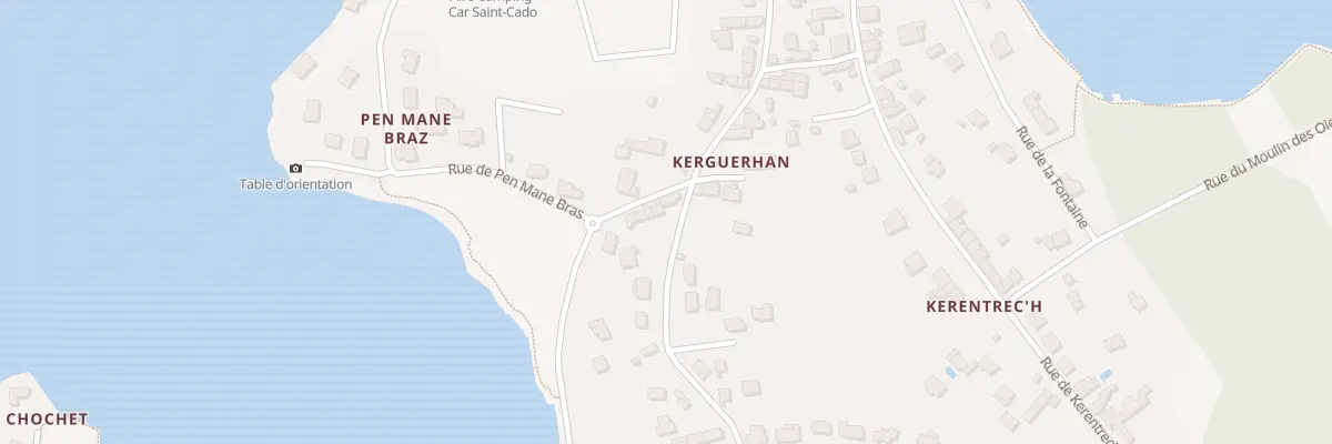 Plan du 77 Rue de Kerlourdes à Belz