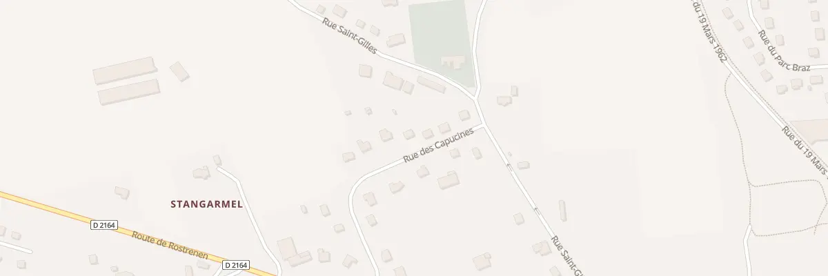 Plan du 9 Rue des Capucines à Gouarec
