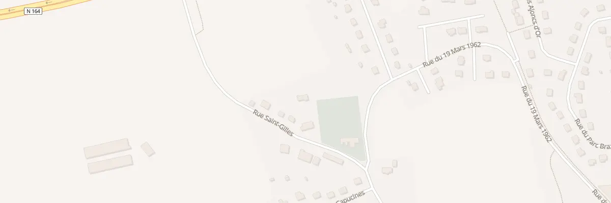 Plan du 18 Rue Saint Gilles à Gouarec