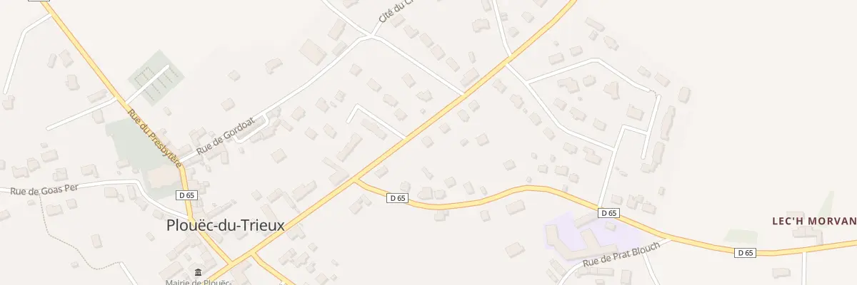 Plan du 1 Penn An Allee à Plouëc-du-Trieux