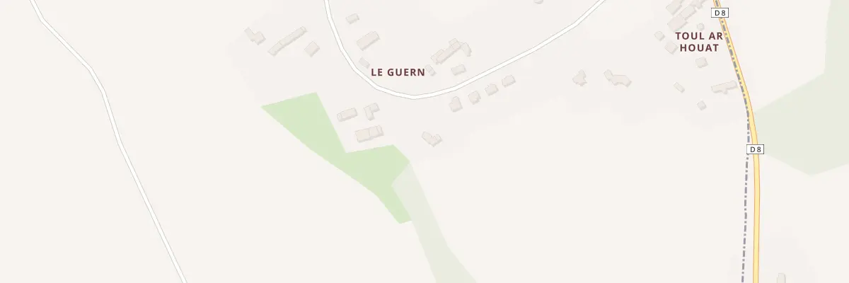 Plan du 12 Le Guern à Kermoroc’h