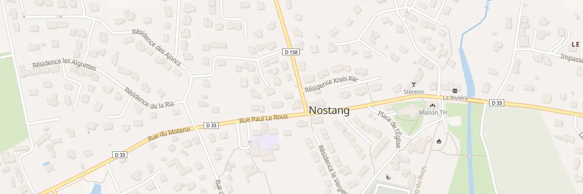 Plan du 3B Rue Paul Le Roux à Nostang