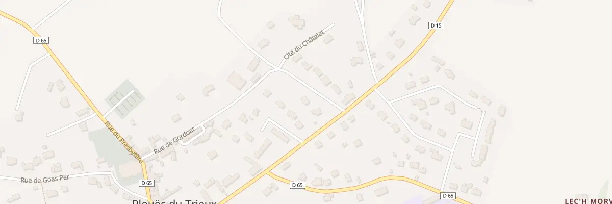Plan du 3 Rue du Chatelet à Plouëc-du-Trieux