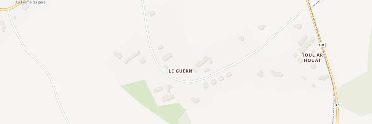 Plan du 33 Le Guern à Kermoroc’h