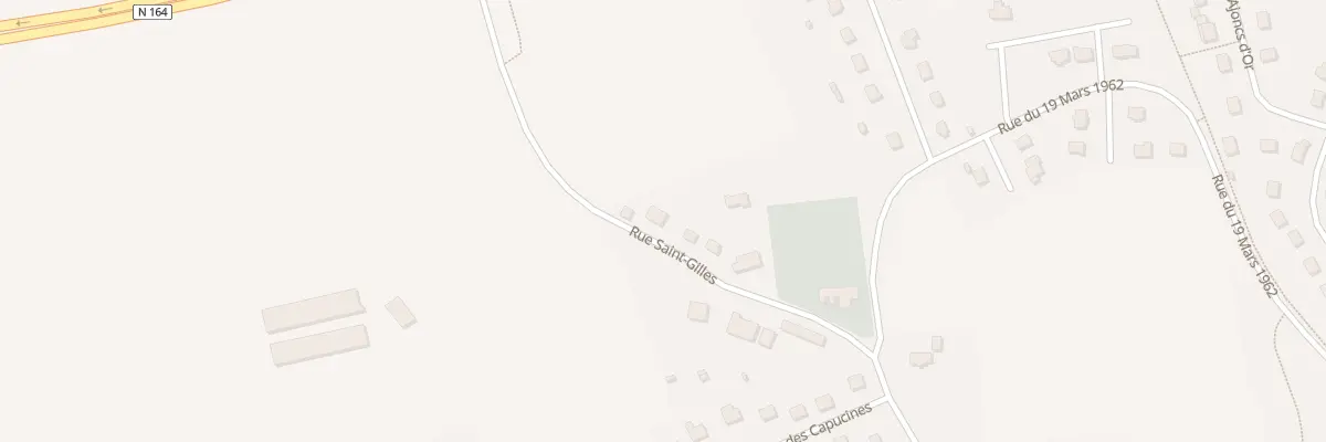 Plan du 24 Rue St Gilles à Gouarec