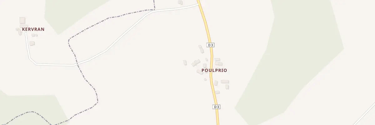 Plan du 5229 Poulprio à Bubry