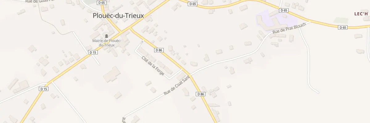 Plan du 12 Rue de la Forge à Plouëc-du-Trieux