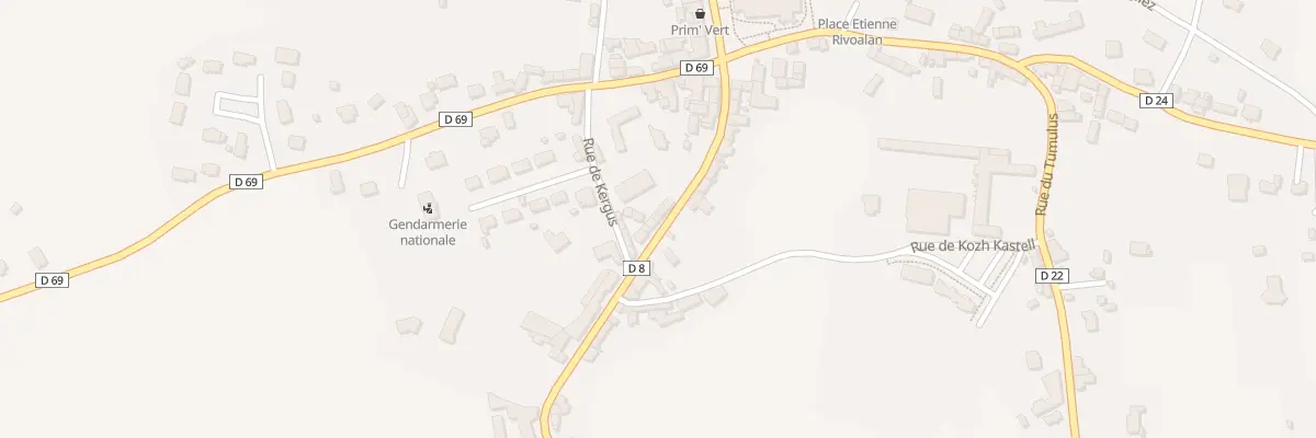 Plan du 18 Rue de Gwas Ar Mogn à Bourbriac