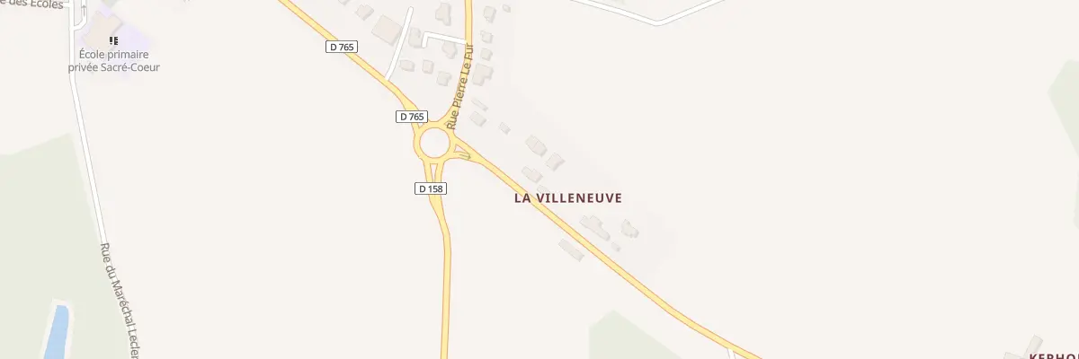 Plan du 5081 La Villeneuve à Brandérion