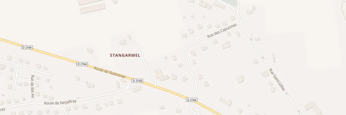 Plan du 3 Rue des Capucines à Gouarec