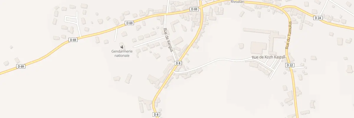 Plan du 30 Rue de Gwas Ar Mogn à Bourbriac