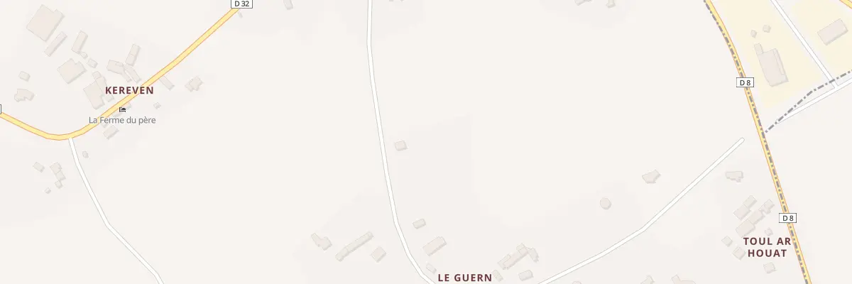 Plan du 4 Le Guern à Kermoroc’h