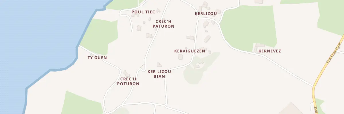 Plan du 5197 Crech Paturon à Kerbors