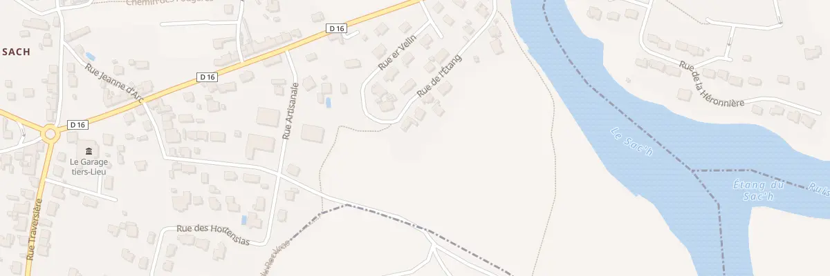 Plan du 17 Rue de l’Etang à Étel