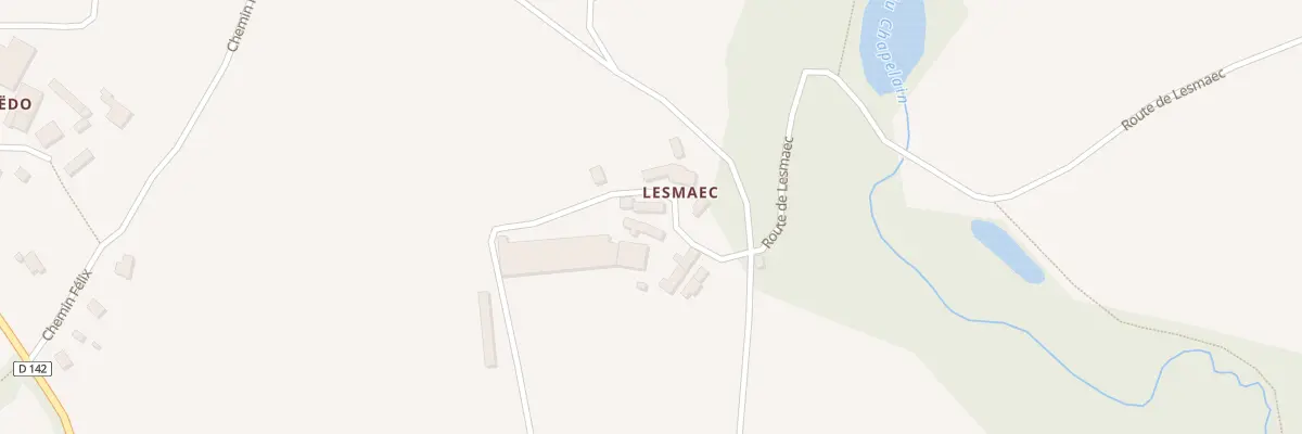Plan du 5073 Lesmaec à Locmalo
