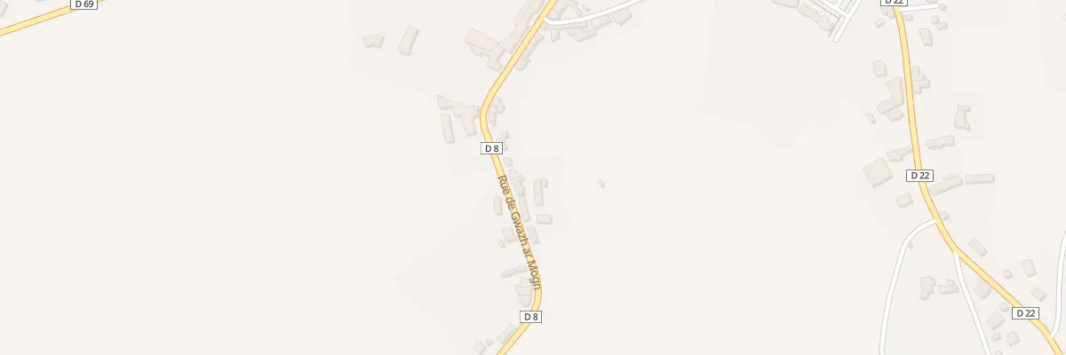 Plan du 59 Rue de Gwas Ar Mogn à Bourbriac