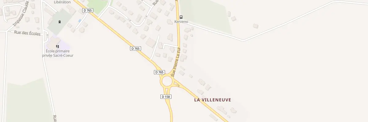 Plan du 4 Rue Pierre Le Fur à Brandérion