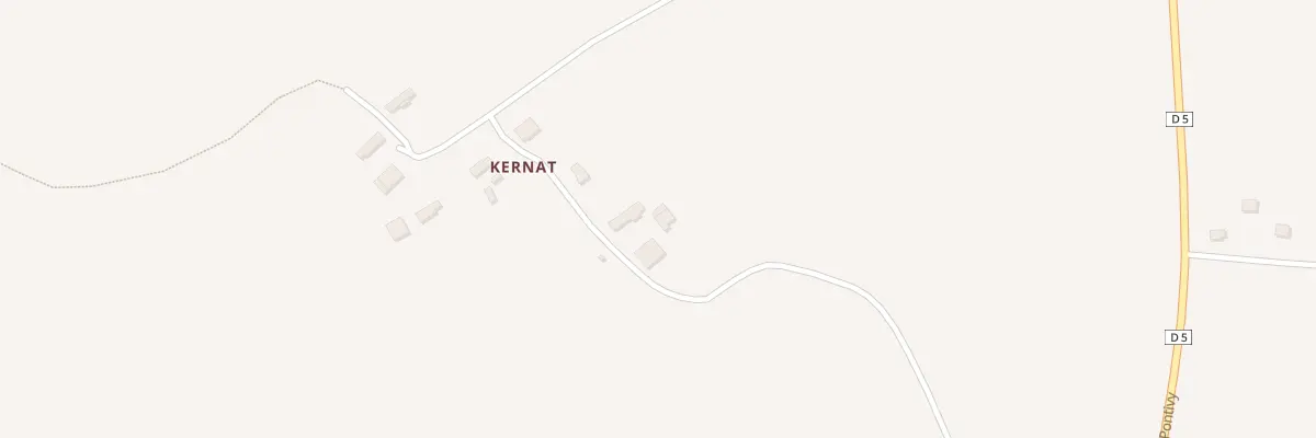 Plan du 3 Kernac’H à Plélauff