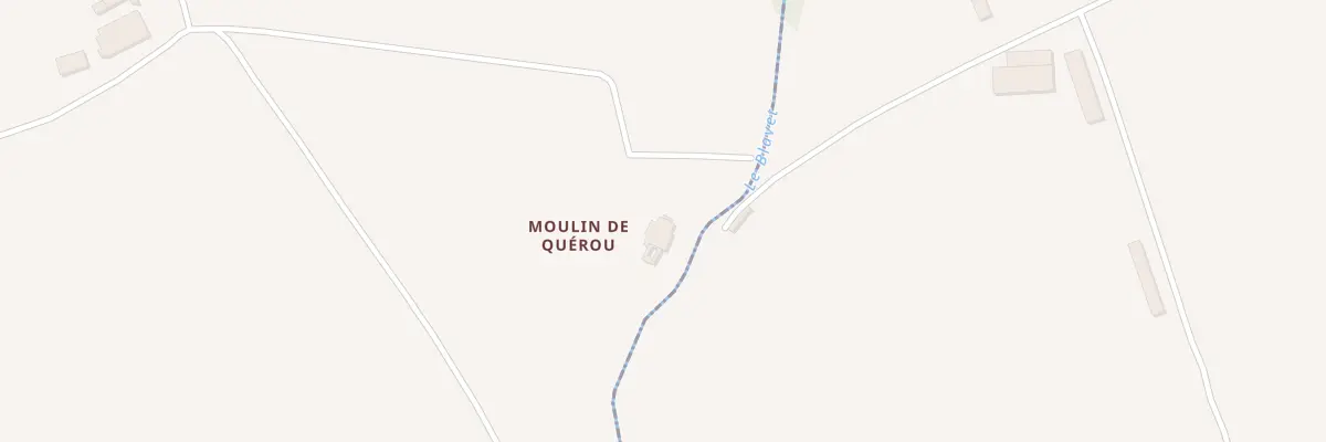 Plan du 33 Moulin Querou à Plounévez-Quintin