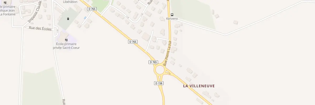 Plan du 3 Rue Pierre Le Fur à Brandérion