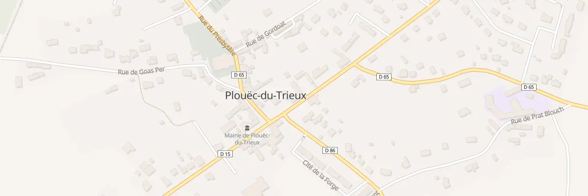 Plan du 2 Rue du Trieux à Plouëc-du-Trieux
