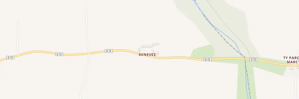 Plan du 5075 Kernevez à Pleudaniel