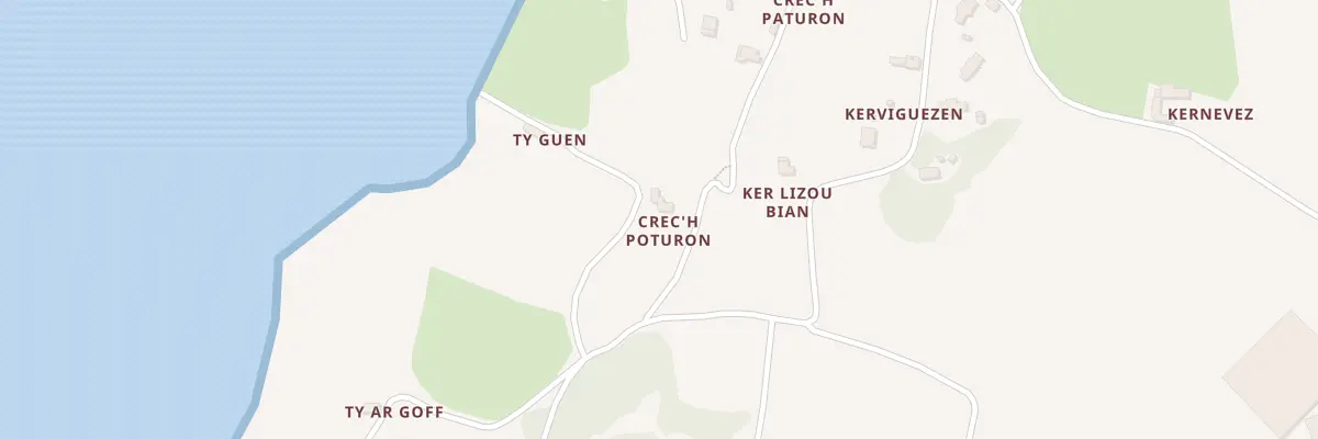 Plan du 5040 Poturon à Kerbors