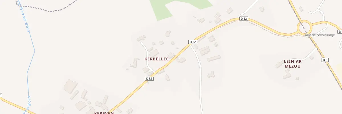Plan du 9 Le Ru à Kermoroc’h