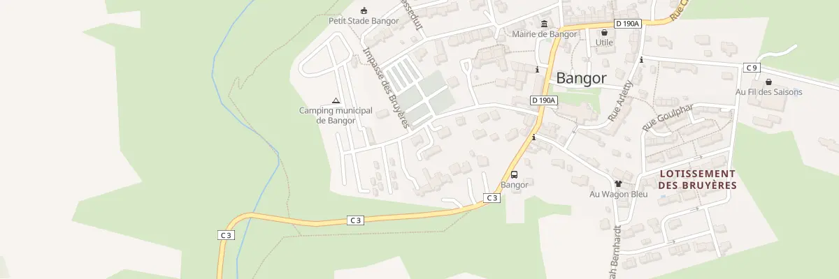 Plan du 17 Rue Pierre Cadre à Bangor