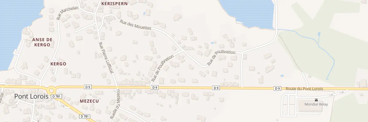 Plan du 12 Rue de Poulbretion à Belz