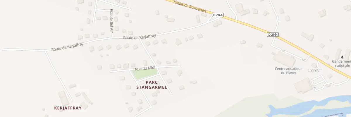 Plan du 2 Rue du Midi à Gouarec