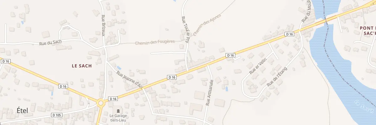 Plan du 2 Rue de Toul Er Pry à Étel