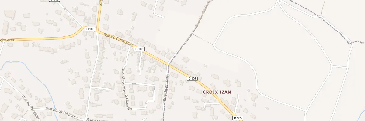Plan du 6097 Croix Izan à Erdeven