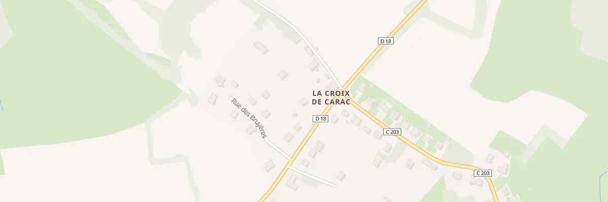 Plan du 5 Croix de Carac à Locmalo