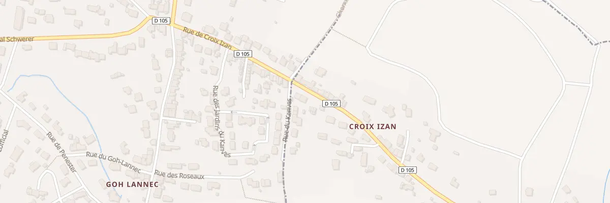 Plan du 30 Croix Izan à Erdeven